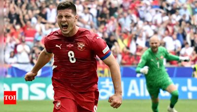 Serbia's Luka Jovic snatches late equaliser to salvage 1-1 draw with Slovenia in Euro 2024 | - Times of India