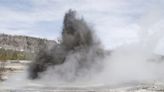 Hydrothermal explosion at Yellowstone National Park