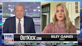 On Fox Business, Riley Gaines urges Donald Trump to make a trans-exclusionary implementation of Title IX a "campaigning issue"