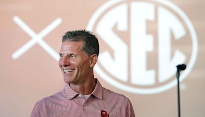 OU football coach Brent Venables talks about Sooners joining SEC at Tulsa celebration