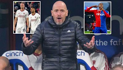 Palace 4 Man Utd 0: Ten Hag closer to axe after capitulation against Eagles