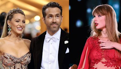 Taylor Swift subtly let slip she's the godmother of Ryan Reynolds and Blake Lively's kids while praising the new 'Deadpool' movie