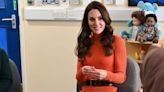 Kate Middleton Stepped Out in a Cozy Orange Sweater and Skirt, and They're Both on Sale