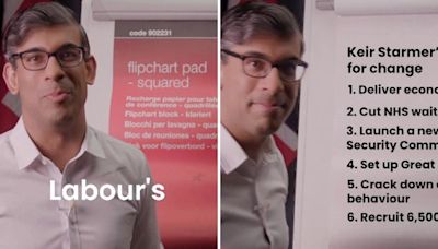 Rishi Sunak’s latest ‘blank page’ Labour election attack backfires