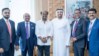 Watch: Superstar Rajinikanth Receives Golden Visa From UAE's Culture and Tourism Department: 'I am Grateful'