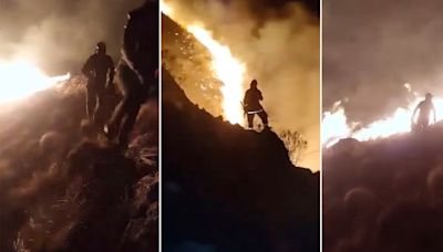 Un incendio en Tafí del Valle ya afectó a 500 hectáreas y temen que llegue a una planta de electricidad