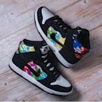 【正品】Nike SB Dunk High Pro "TV Signal" 黑白 電視信號 CZ2253-100潮鞋