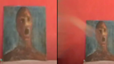 Man shows terrifying thing that happened after he left 'world's most haunted object' in his house