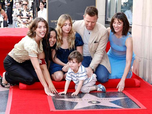 Ewan McGregor Poses with His Kids and Sweetly Shouts Out His Family at Hollywood Walk of Fame Ceremony: 'Very Lucky'