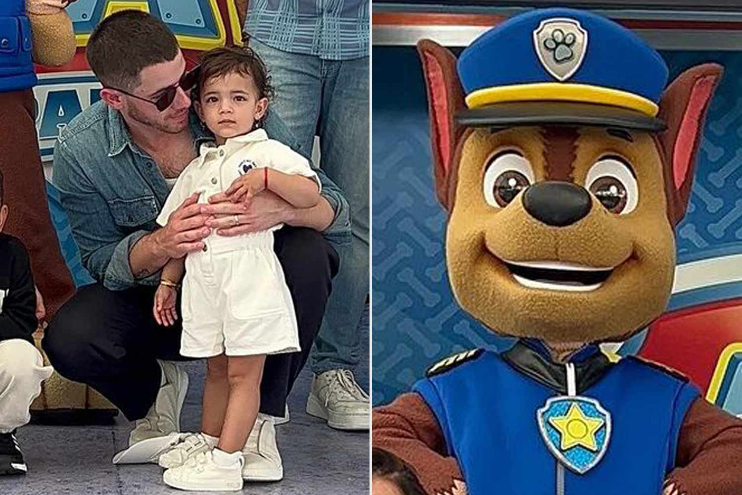 Nick Jonas Shares Snaps of Cute Dad and Daughter Day with Malti at Theme Park: ‘We Met Paw Patrol’