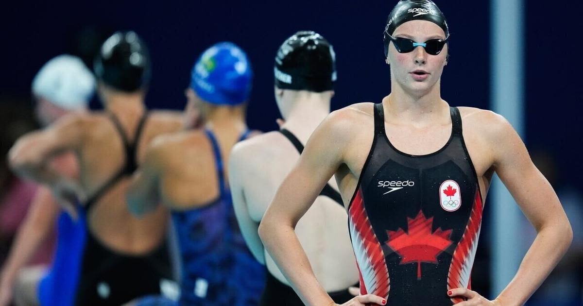 Summer McIntosh swims to silver for Canada's 1st Paris 2024 medal