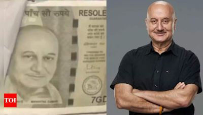 Fake currency notes with Anupam Kher's picture instead of Mahatma Gandhi worth Rs 1.60 crore siezed in Gujarat | Hindi Movie News - Times of India