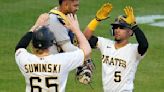 Backup catcher Perez’s 3 HRs help Pirates beat Brewers 8-7