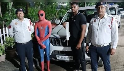 In Delhi, 'Spider-Man' lands in police web - CNBC TV18
