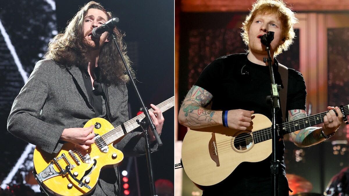 Watch Ed Sheeran Join Hozier Onstage To Perform Hit: 'I Feel So Honored' | iHeart