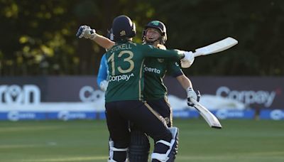 Alana Dalzell hits winning runs off final ball to give Ireland dramatic win over England at Stormont