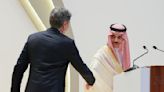 As Blinken visits, top Saudi diplomat says kingdom seeks US nuclear aid but 'others' also bidding