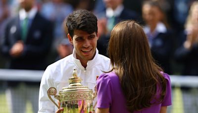 Wimbledon men's singles champion Carlos Alcaraz