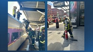Commuter Rail delays reported after train engine fire at Boston’s North Station