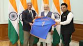 BCCI President, Secretary present 'Namo 1' jersey to PM Modi | See photo