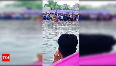 Two youths drown in waterlogged society | Rajkot News - Times of India