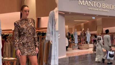 '...Slavery, Inhuman': Woman Stands Outside Dubai's Clothing Store as Live Mannequin; Netizens React | Video