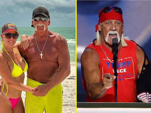 Hulk Hogan proves age is just a number with wedding, ripped body and Trump cameo