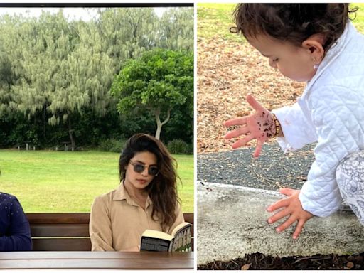 Priyanka Chopra enjoys beach time and ice cream with daughter Malti Marie; mother Madhu Chopra joins them. Watch