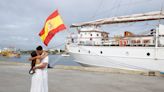 El buque escuela español Juan Sebastián de Elcano toca puerto en Santo Domingo