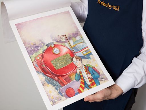 Harry Potter and the Philosopher’s Stone artwork sells for record £1.5m