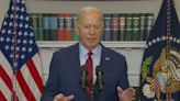 University protests must remain peaceful, Biden says