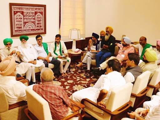 Protesting farmers meets Rahul Gandhi, seeks opposition support in raising MSP, debt waiver in parliament | India News - Times of India