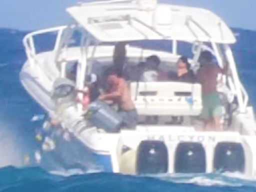 Boozy Boca Bash partiers dump heaps of garbage into Atlantic as over a dozen arrested in annual aquatic rave