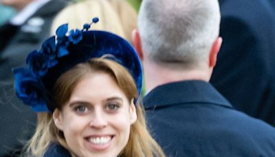 Princess Beatrice Just Wore a Navy Floral Bud Dress and It’s as Beautiful as It Is Perfect for Fall