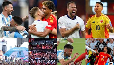 Un mes a puro fútbol llega a su fin: lo que cruza y distancia a la Euro con la Copa América - La Tercera