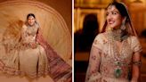 Radhika Merchant's Gujarati bridal look is an intricate interpretation of ‘Panear’