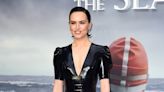 Daisy Ridley Marries Latex Futurism With Ladylike Twists in Bespoke Dress for ‘Young Woman and the Sea’ U.K. Screening