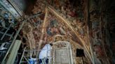 El espectacular antes y después de la restauración de las pinturas de la capillita de San José