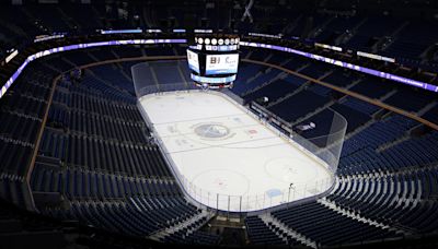 Buffalo Sabres selling game used equipment