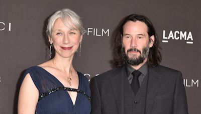 Keanu Reeves & GF Alexandra Grant Made a Super Rare-Public Outing With Matching Gray Hair