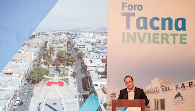 ProInversión y Gobierno Regional de Tacna presentan 35 proyectos por más de US$ 800 mllns.