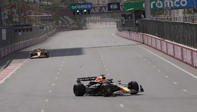 Verstappen fastest in Baku first practice plagued by red flags