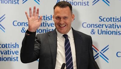 Russell Findlay replaces Douglas Ross as new leader of the Scottish Conservatives