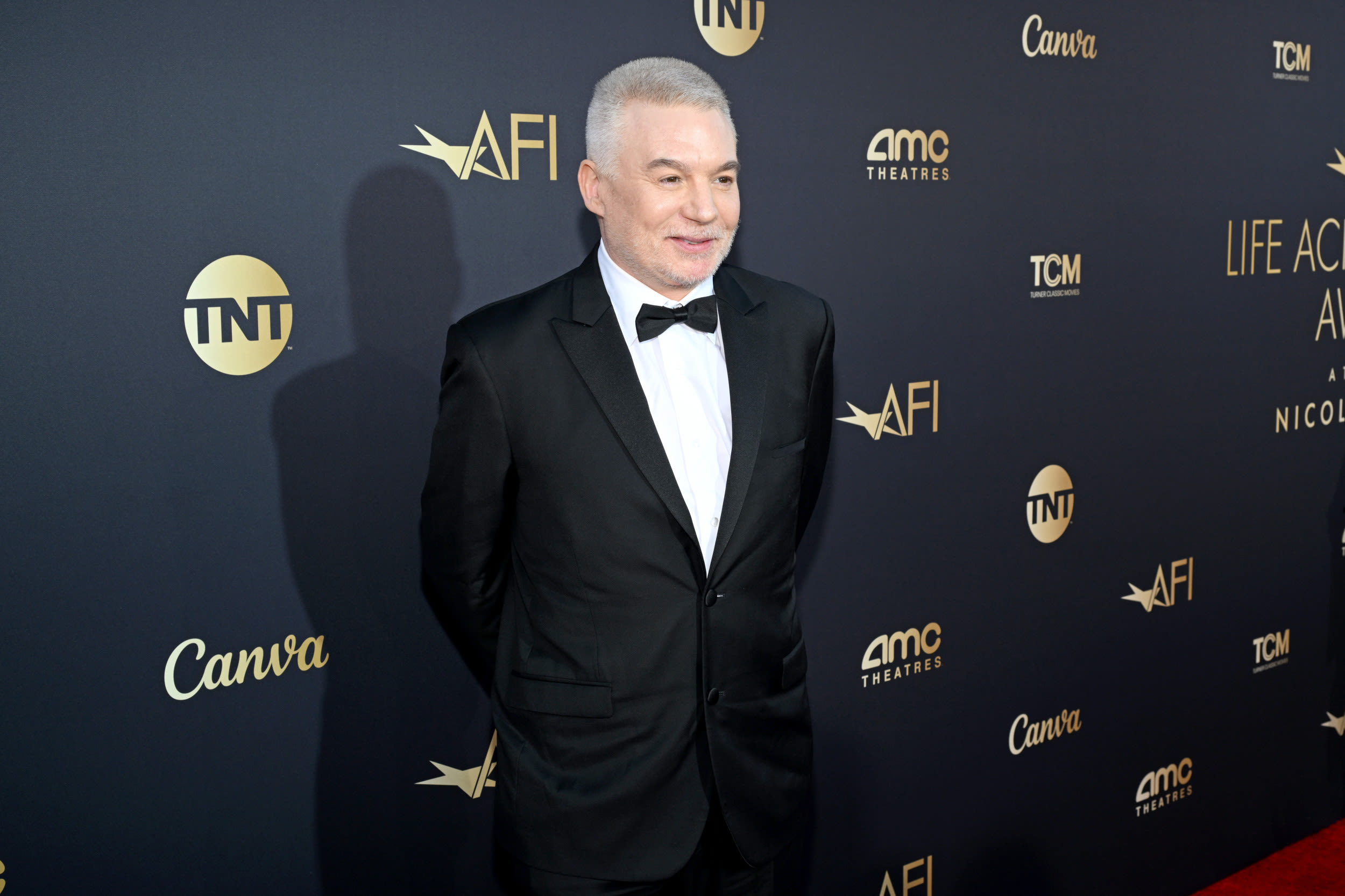 Mike Myers steps out as a silver fox for rare red carpet appearance