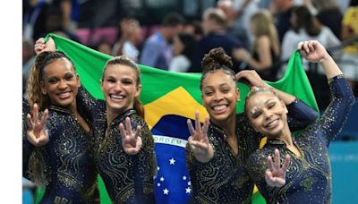 Perfil do Flamengo corta Júlia Soares de foto em homenagem à conquista do bronze em Paris-2024