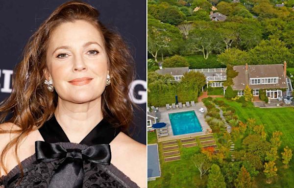 Drew Barrymore’s Sprawling Hamptons Home Hits the Market for $8.5 Million — See Inside!