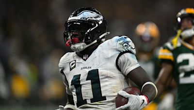 AJ Brown out with injury for Eagles home opener Monday night