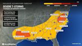 Close to 80 million at risk of severe weather in eastern, southern US on Thursday