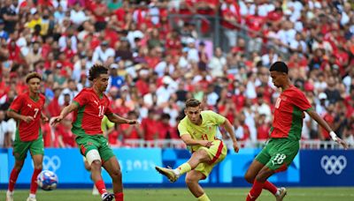 Watch: Barcelona prodigy scores for Spain vs Morocco in Olympics semi-finals