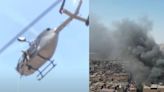 Incendio en Cercado de Lima se reaviva: persona atrapada en el siniestro fue rescatada en helicóptero